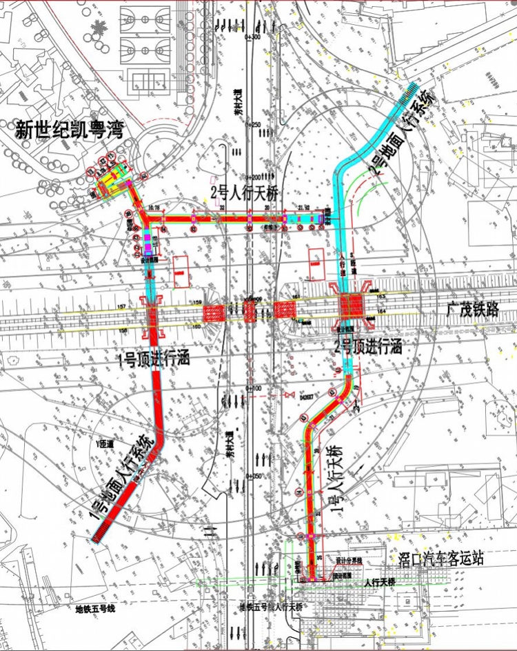 广佛出口放射线二期芳村立交人行系统工程9月2日开建