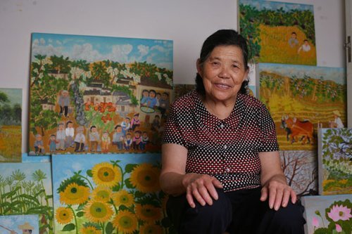 "梵高奶奶"常秀峰走了 70岁才拿起画笔 画作被名人收藏