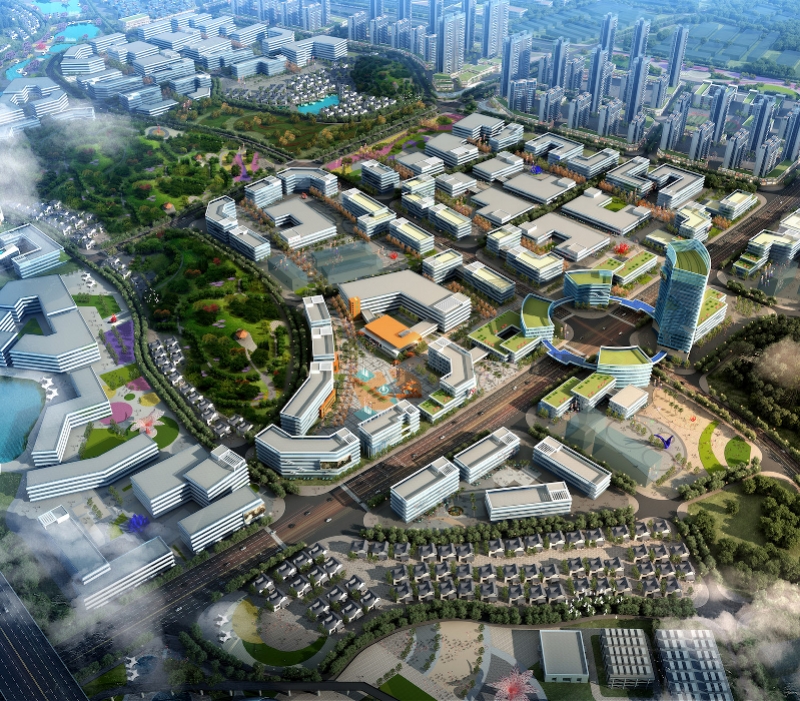 仙湖氢谷 有为水道,"三生融合"推动丹灶城西片区蝶变